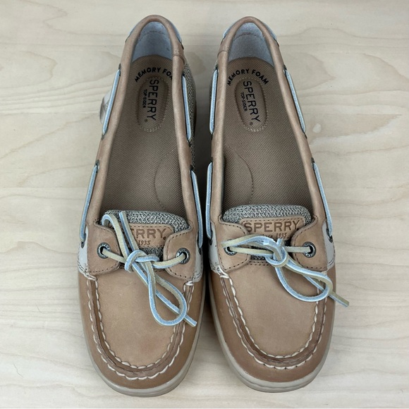 Sperry Top-Sider Women’s Size 8.0 Angelfish Brown Leather Slip On Boat Shoes - Picture 4 of 10